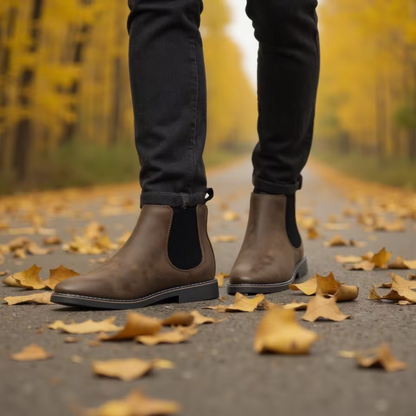 Dinis - Botines Chelsea de Piel