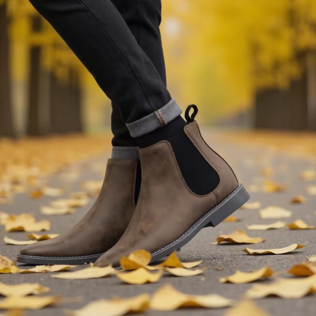 Dinis - Botines Chelsea de Piel