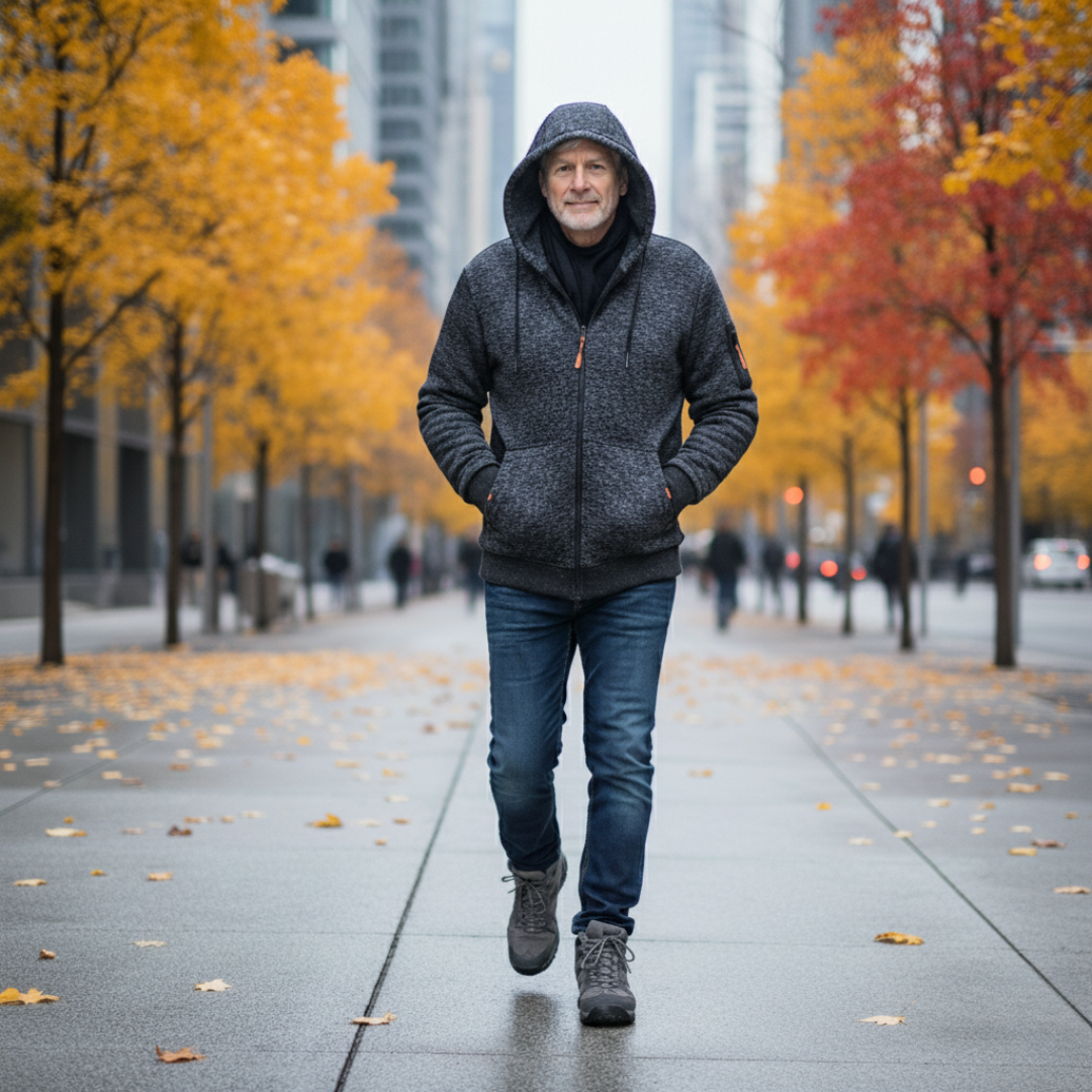 António - Chaqueta Moderna de Forro Polar