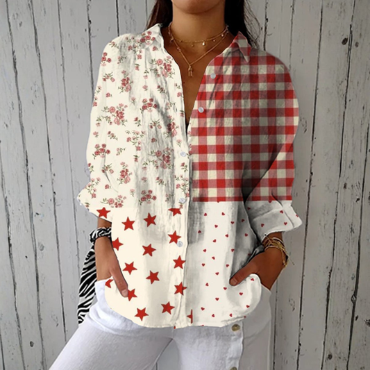 Ana - Camisa com Estampa Rústica