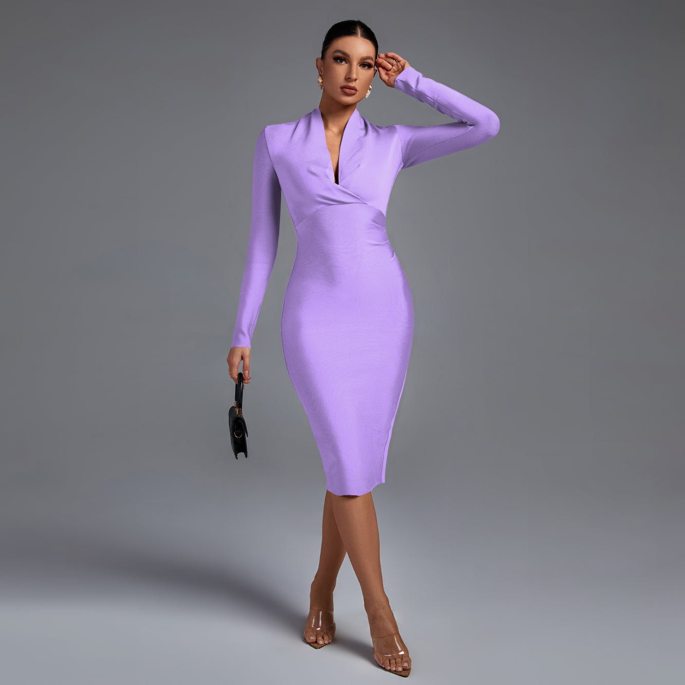 Samara - Vestido de Manga Longa