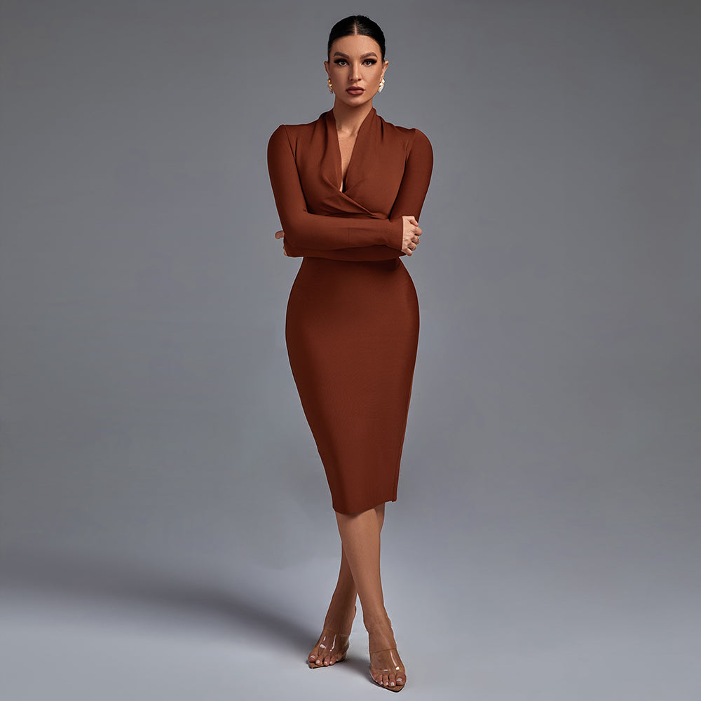 Samara - Vestido de Manga Longa