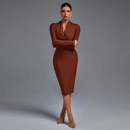 Samara - Vestido de Manga Longa