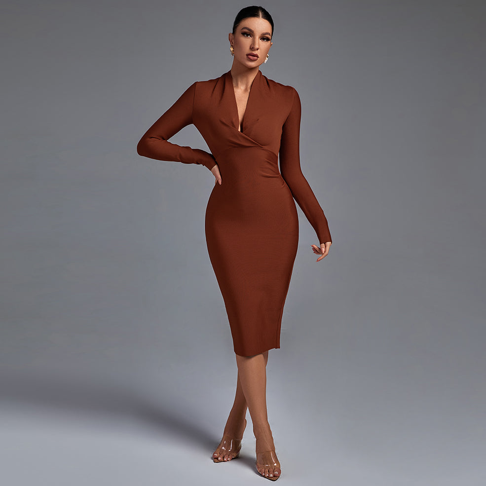 Samara - Vestido de Manga Longa