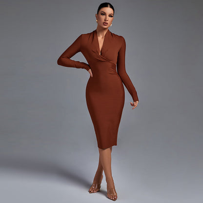 Samara - Vestido de Manga Longa