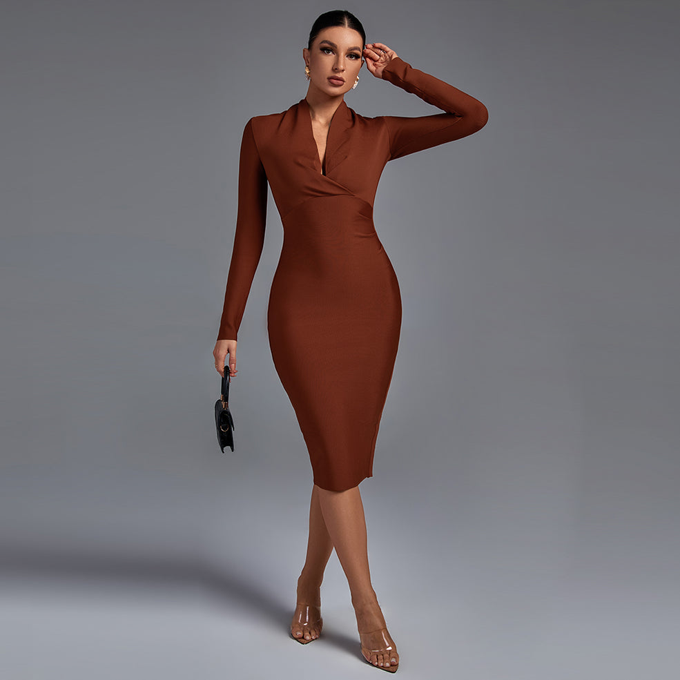 Samara - Vestido de Manga Longa