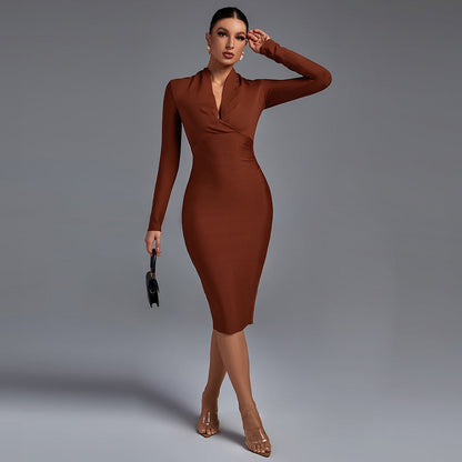 Samara - Vestido de Manga Longa