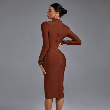 Samara - Vestido de Manga Longa