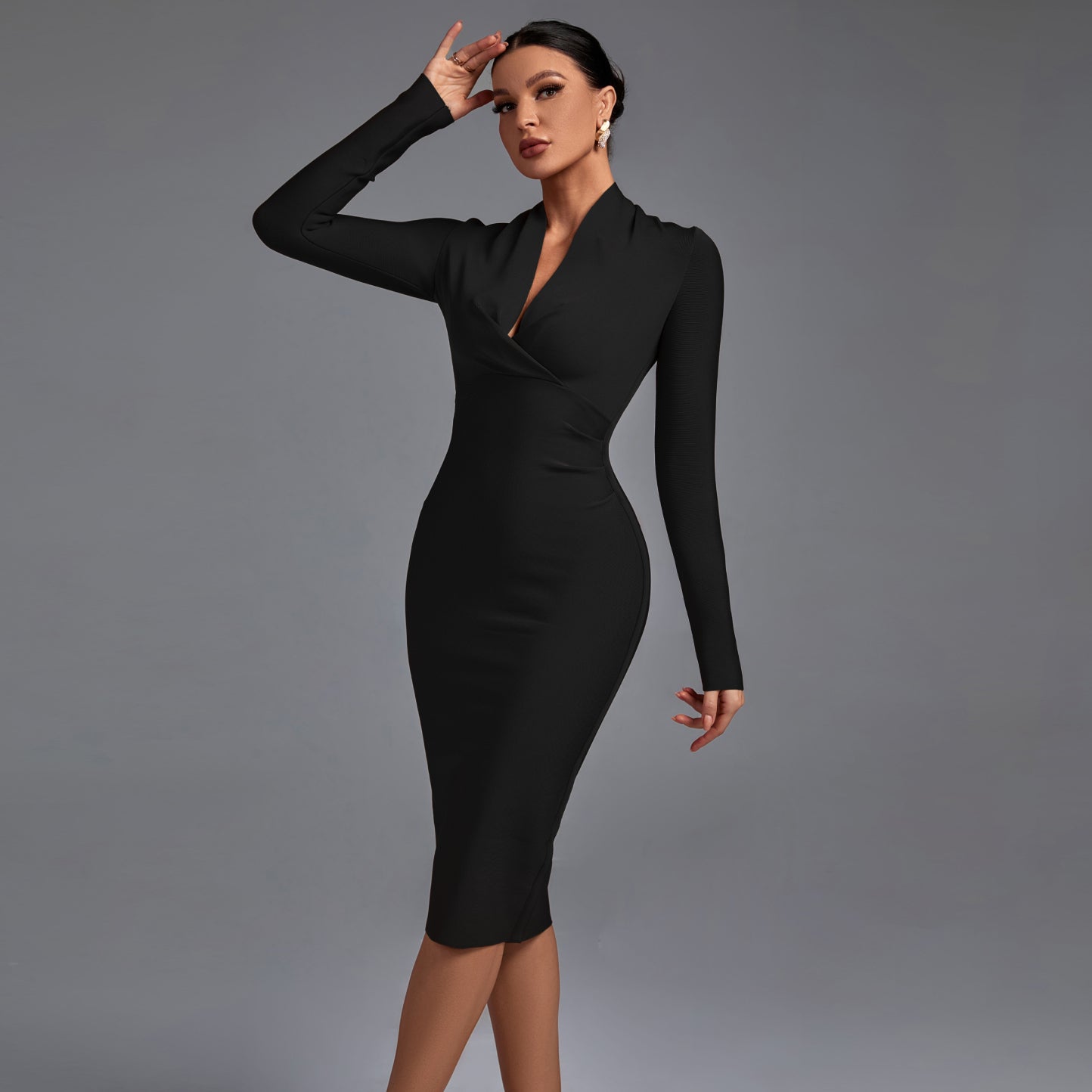 Samara - Vestido de Manga Longa