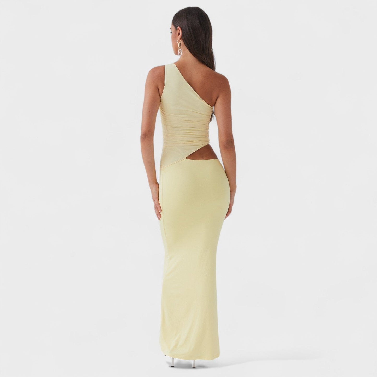 Serenela - Vestido Maxi Assimétrico Elegante