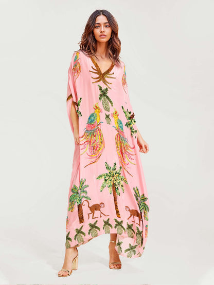 Alessandra - Long Printed Dress