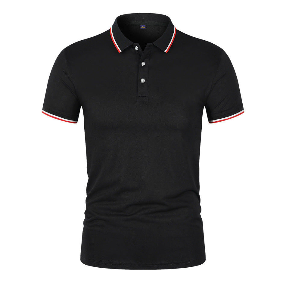 Respirável Polo com Colarinho Canelado