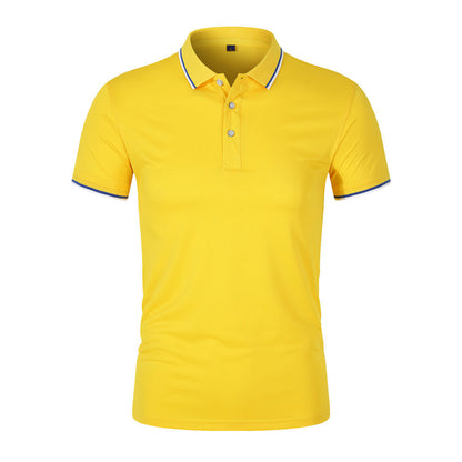 Respirável Polo com Colarinho Canelado