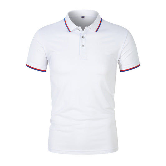 Transpirable Polo con Cuello de Canalé