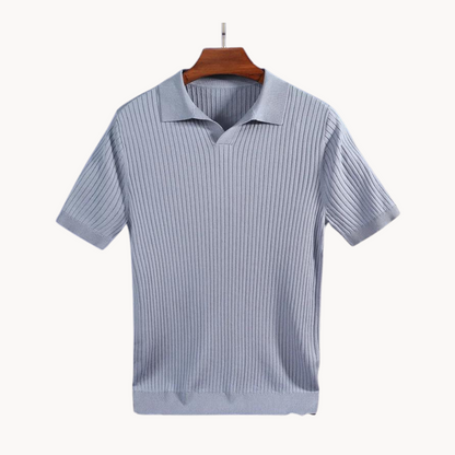 Camisa Polo em Lyocell - Corte Ajustado