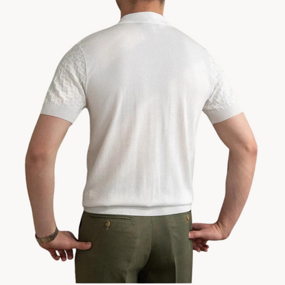 Textured Jacquard Polo