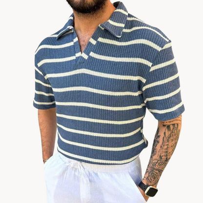 Camisa Polo Transpirable con Cuello Johnny
