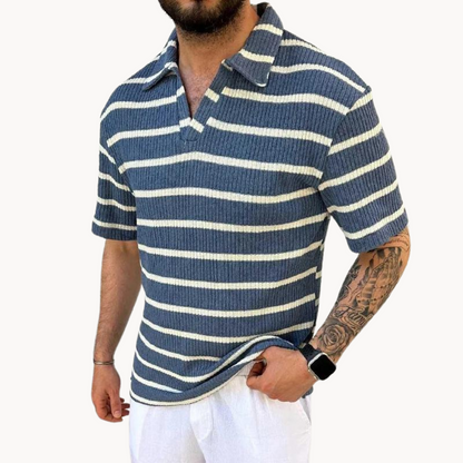 Camisa Polo Transpirable con Cuello Johnny