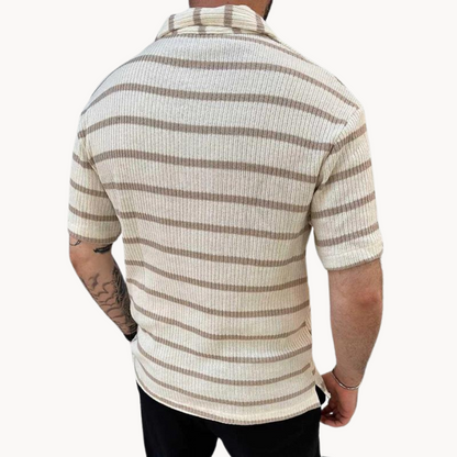 Camisa Polo Transpirable con Cuello Johnny