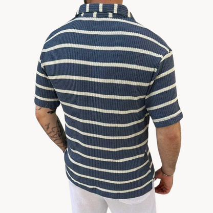 Camisa Polo Transpirable con Cuello Johnny