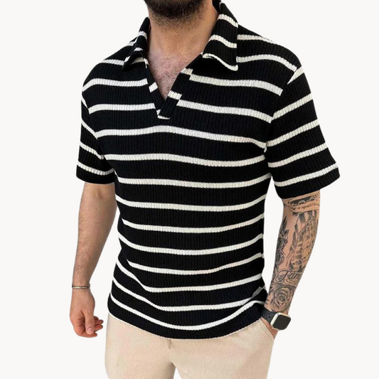 Camisa Polo Transpirable con Cuello Johnny