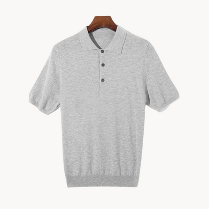 Camisa Polo - Confeccionada em Fibras Naturais Leves