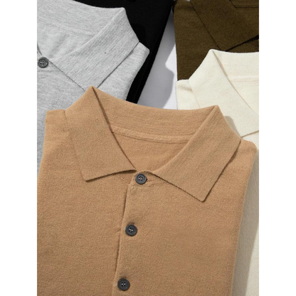 Camisa Polo de Fibras Naturales Livianas