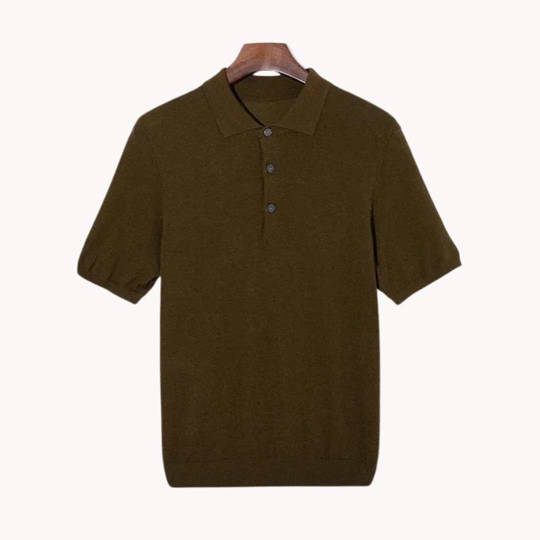 Camisa Polo de Fibras Naturales Livianas
