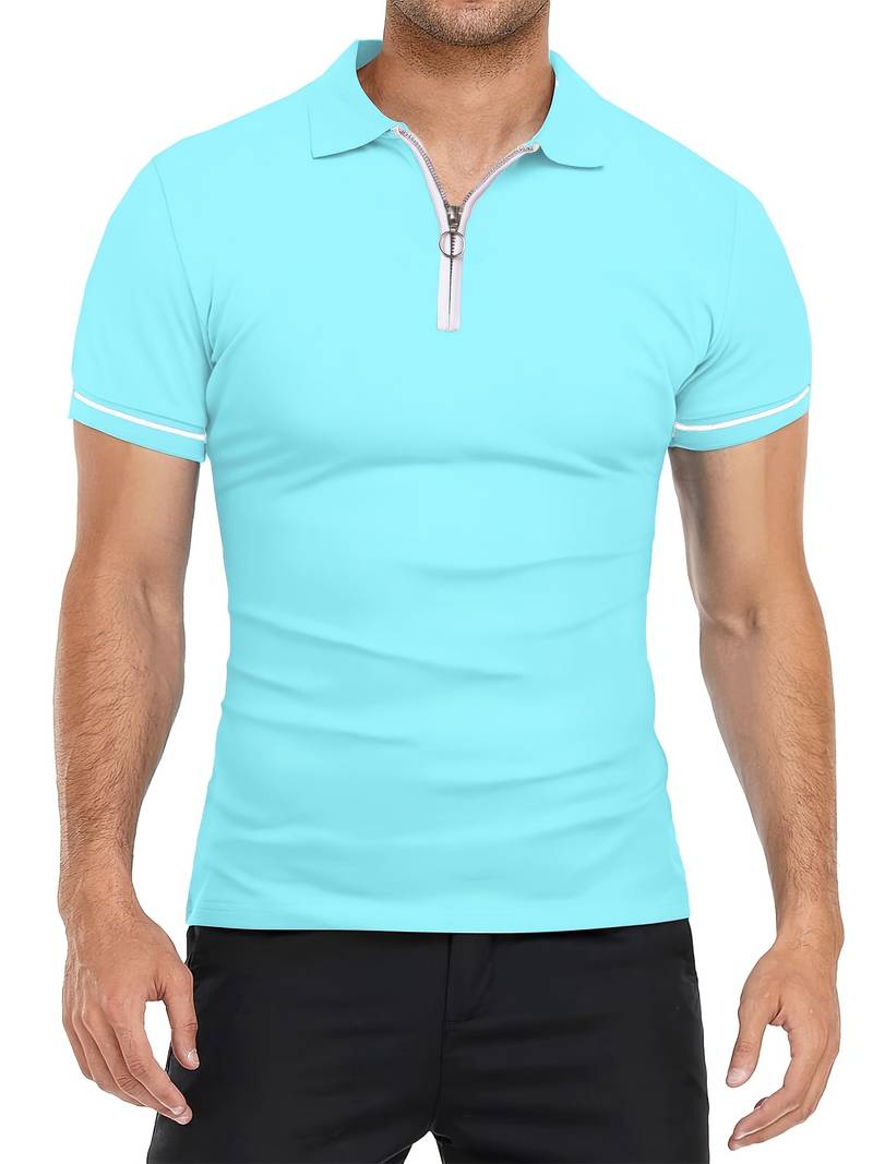 Polo Shirt - Breathable Zip Collar