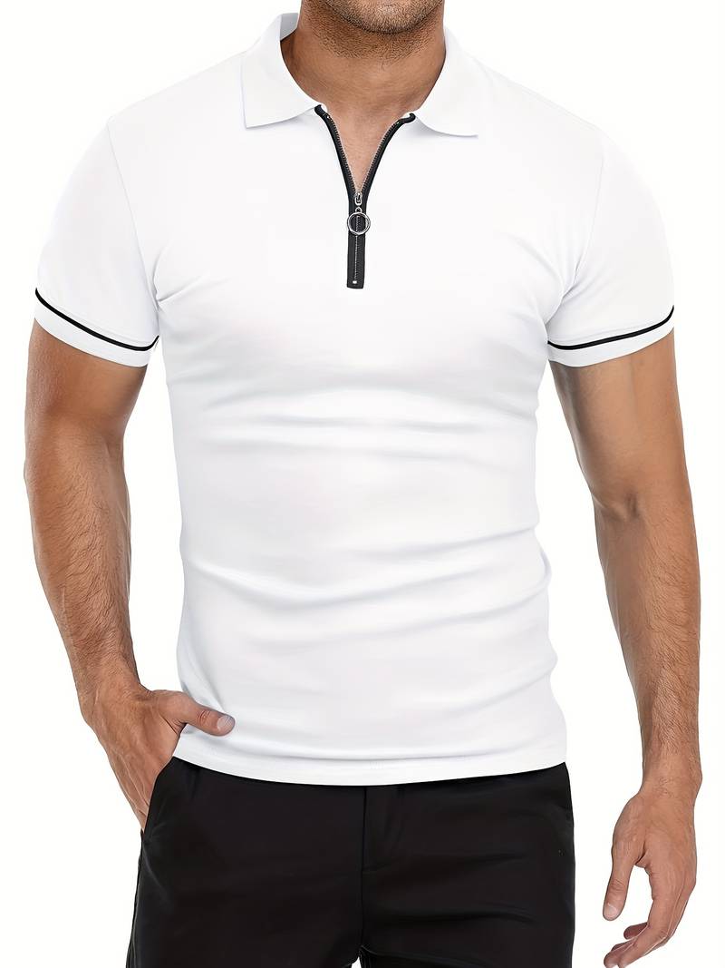 Polo Shirt - Breathable Zip Collar