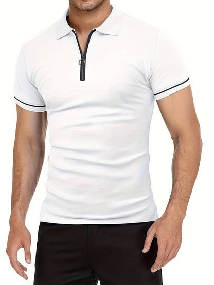 Polo Shirt - Breathable Zip Collar