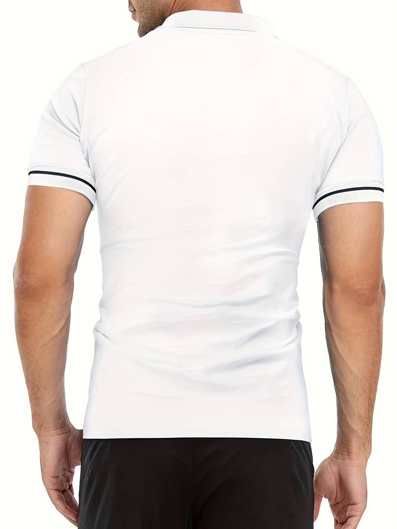 Polo Transpirable con Cuello de Cremallera