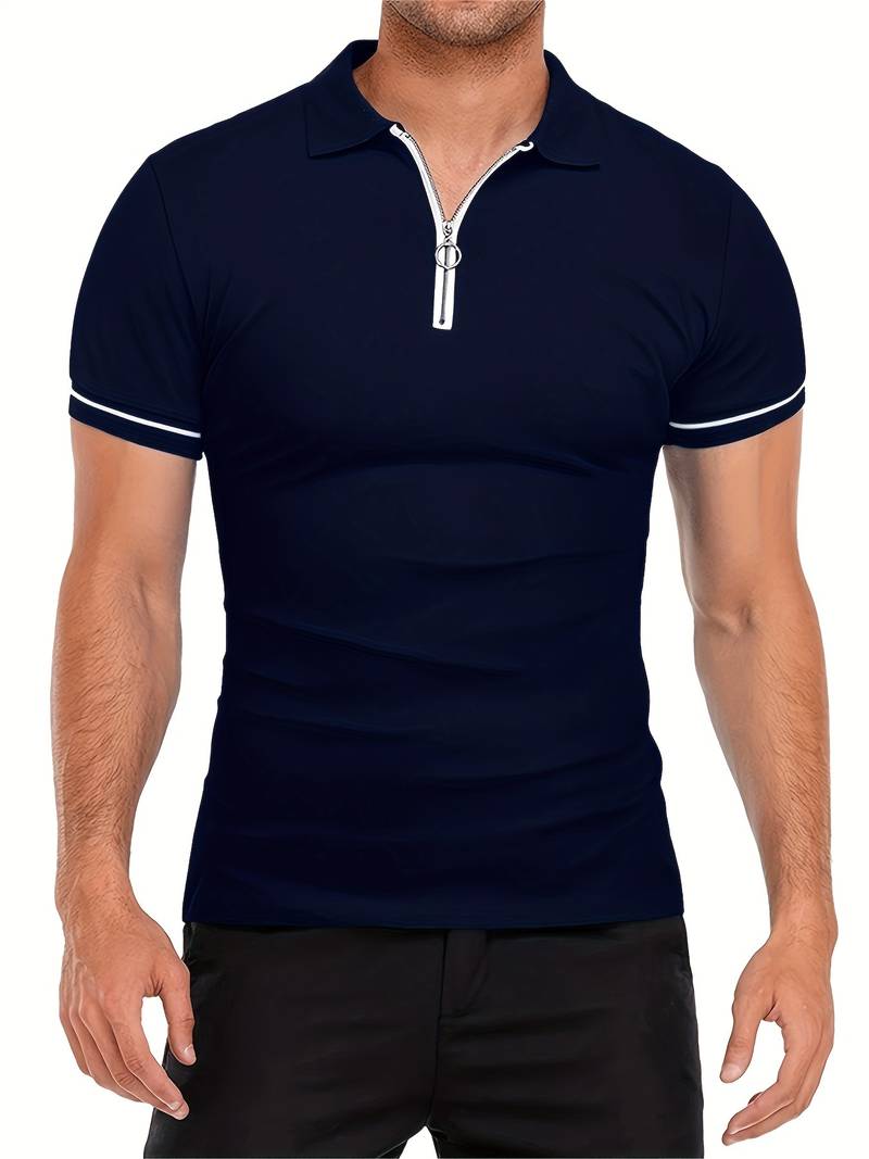 Polo Shirt - Breathable Zip Collar