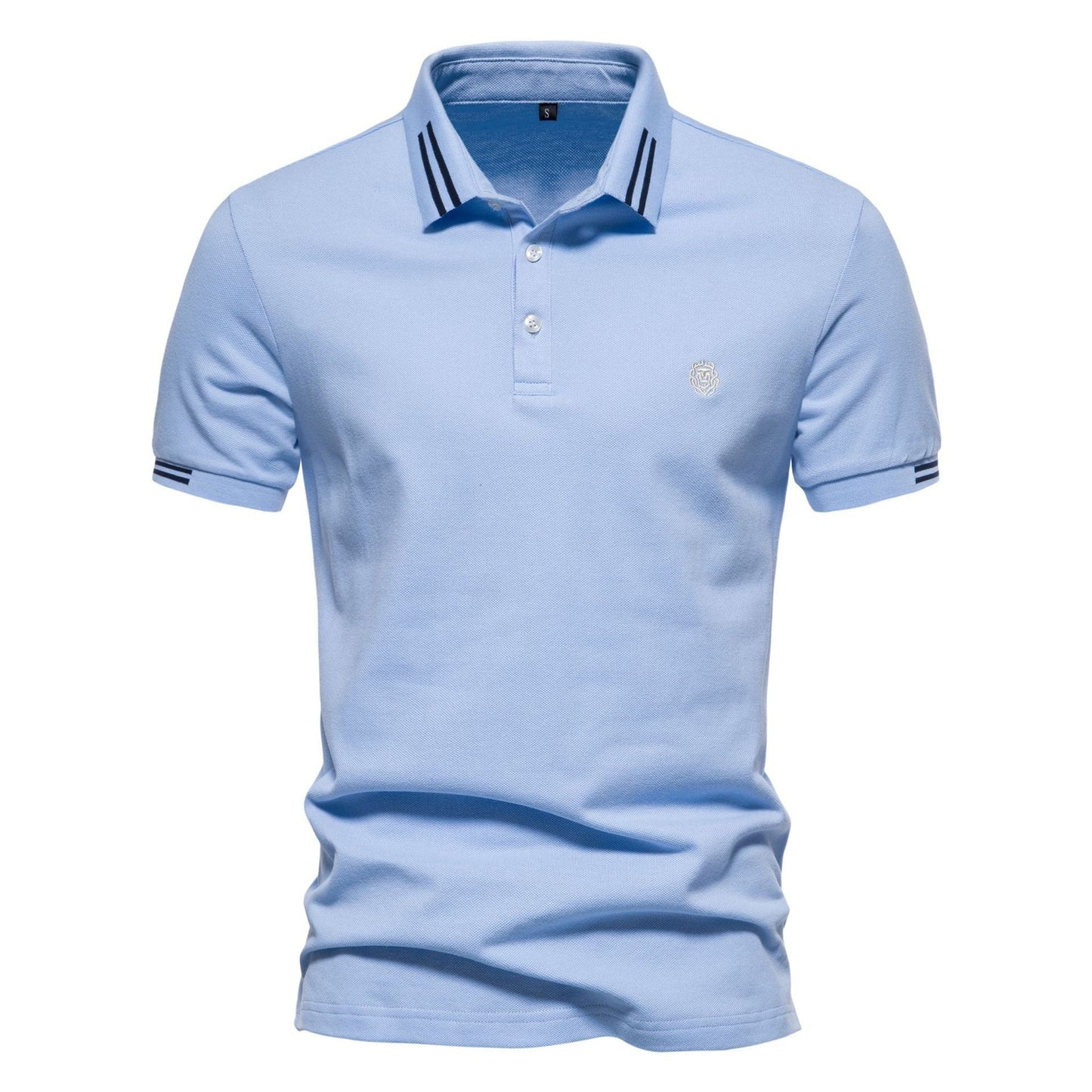 Camisa Polo de Cuello Estructurado con Rayas