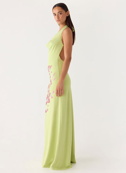 Maxi Vestido Decorado Quaresma - Lima