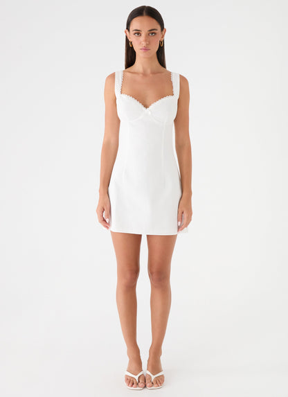 Branco Riva Bella Mini Dress