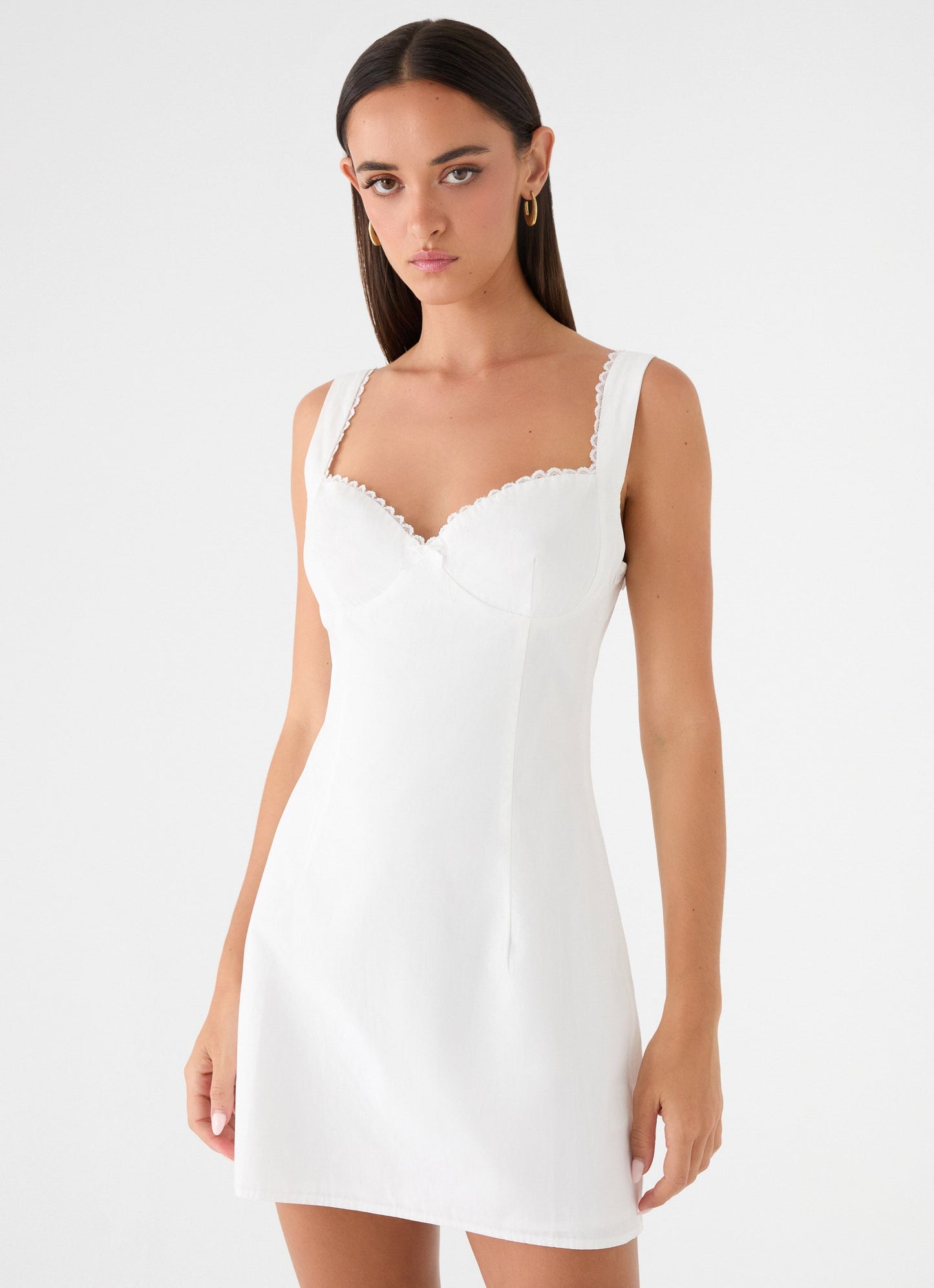 Branco Riva Bella Mini Dress