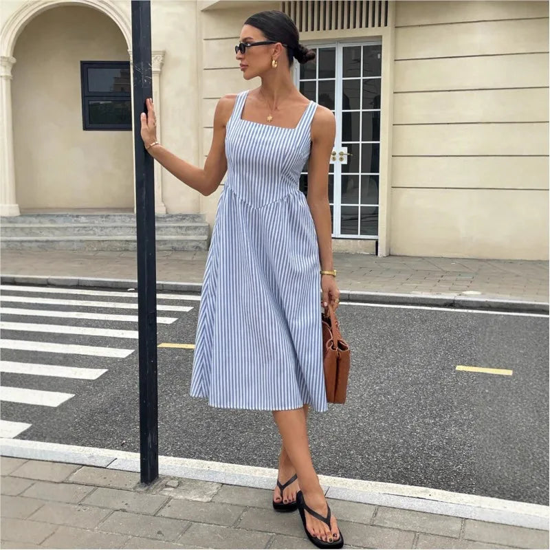 Elegante Camiseta a Rayas