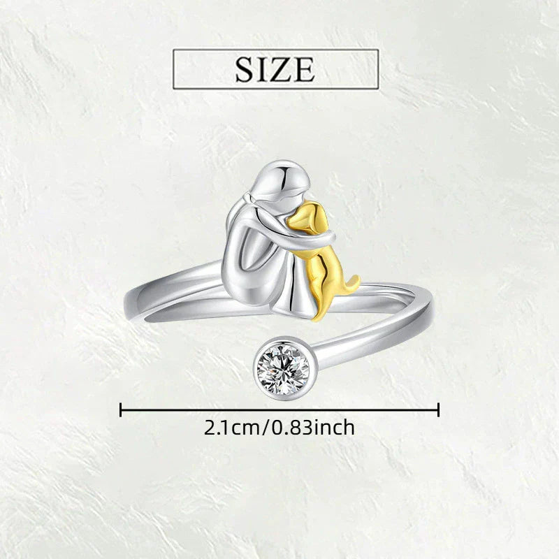 Anillo Abrazo de Perro