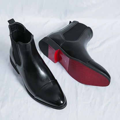 Hugo - Botas Chelsea de Couro