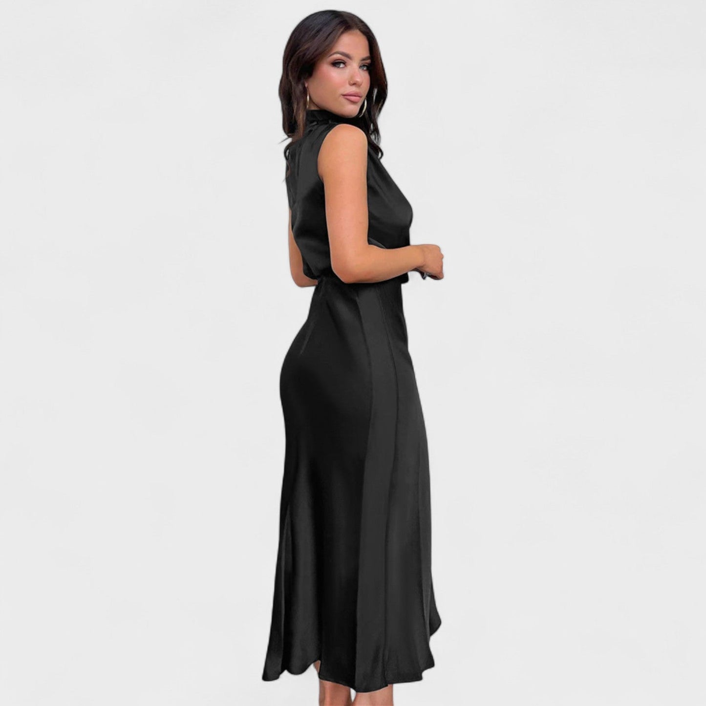 Alba - Elegance Satin Dress