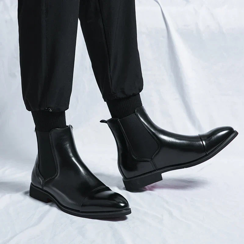 Hugo - Botas Chelsea de Couro