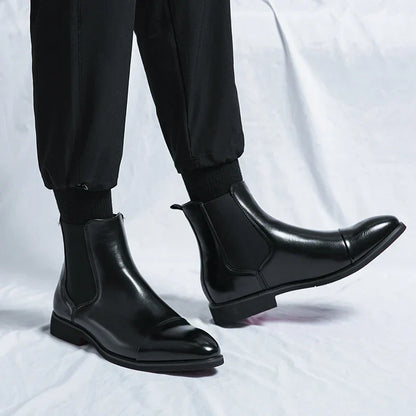 Hugo - Botas Chelsea de Couro