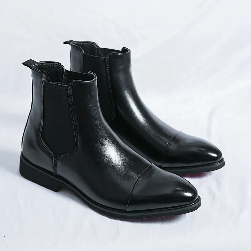 Hugo - Botas Chelsea de Couro