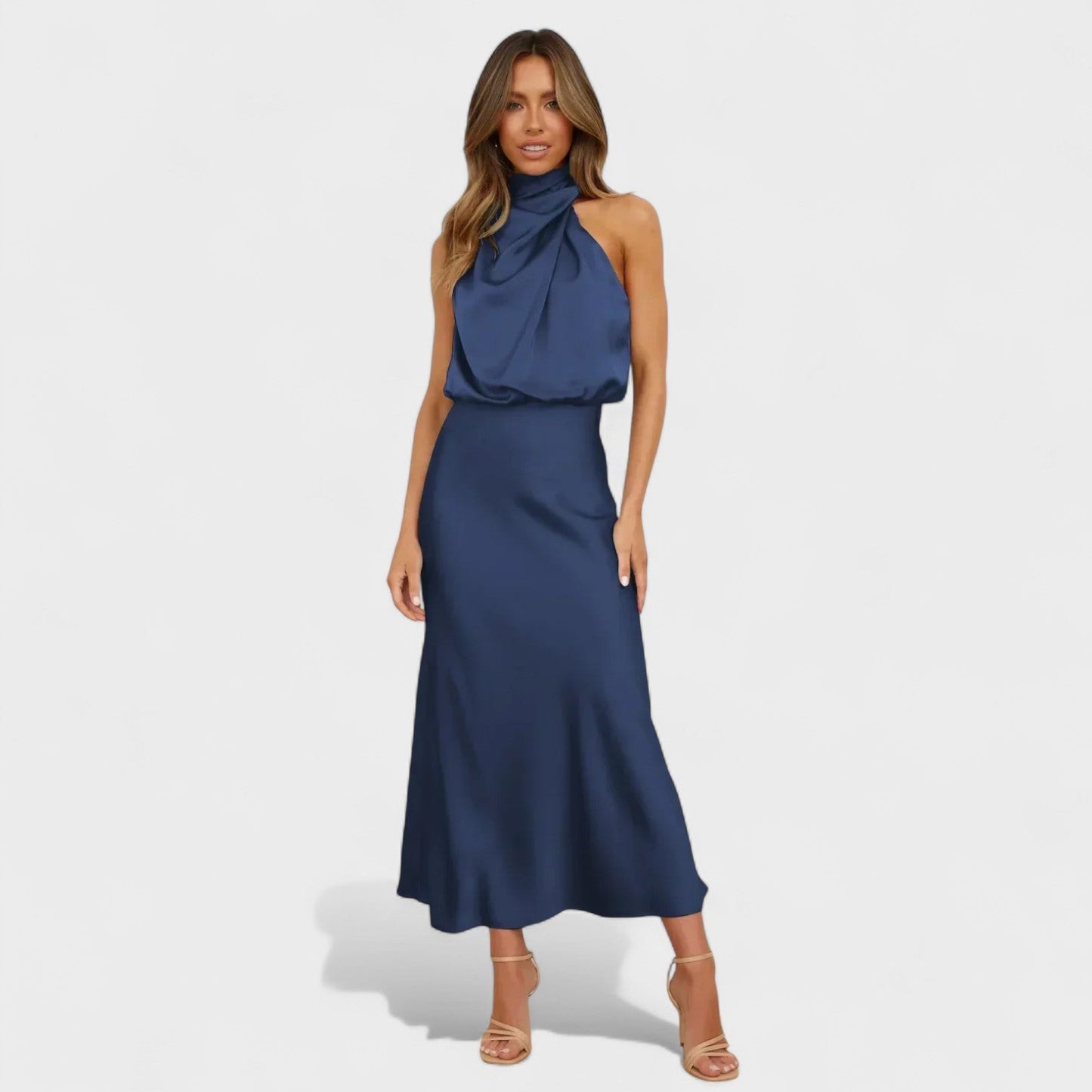 Alba - Elegance Satin Dress