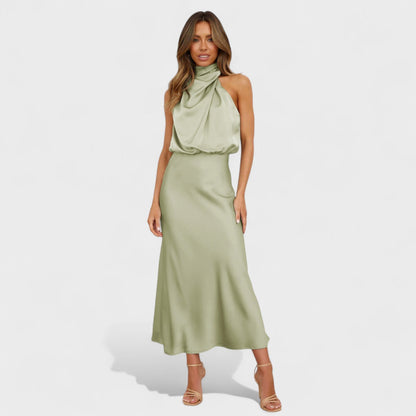 Alba - Elegance Satin Dress