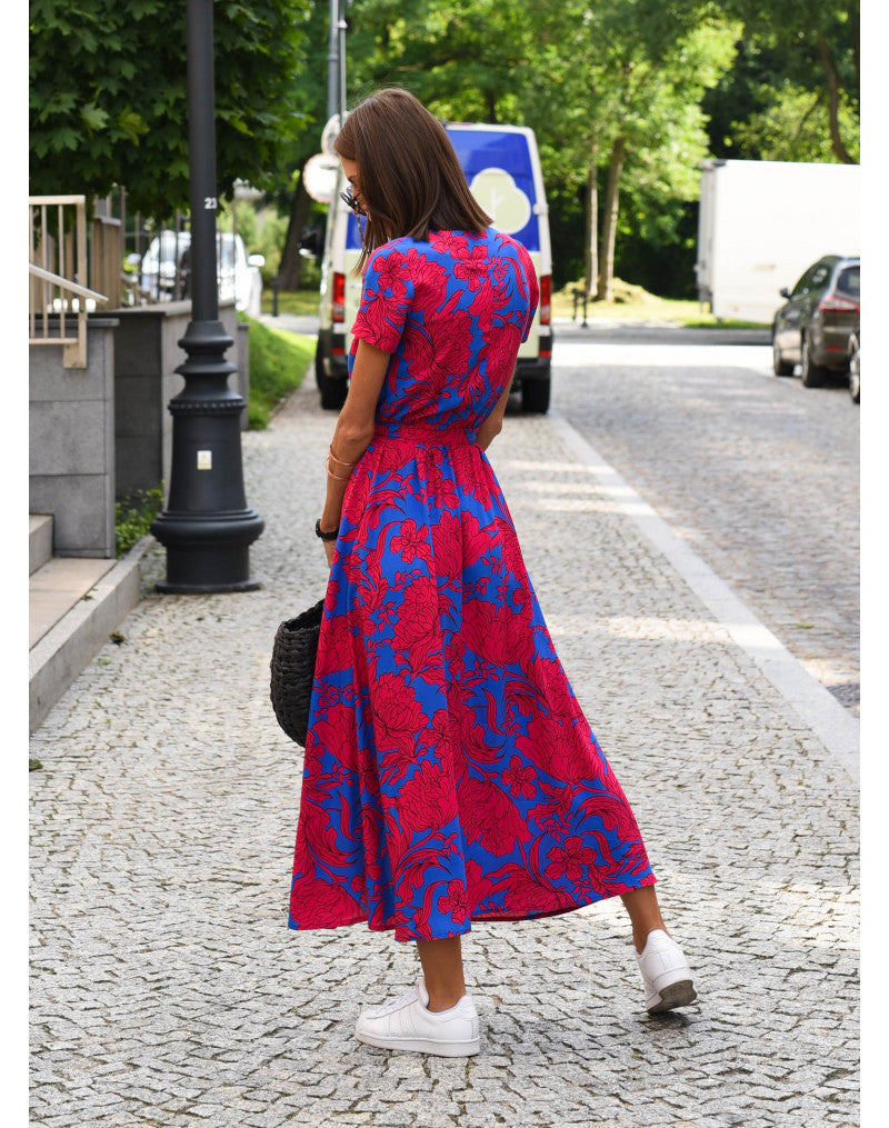 Amélia - Midi Floral Dress