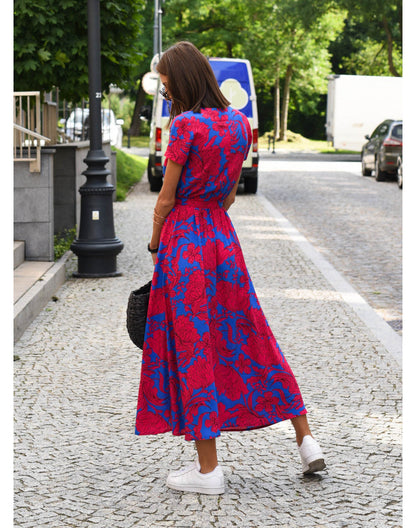 Amélia - Midi Floral Dress