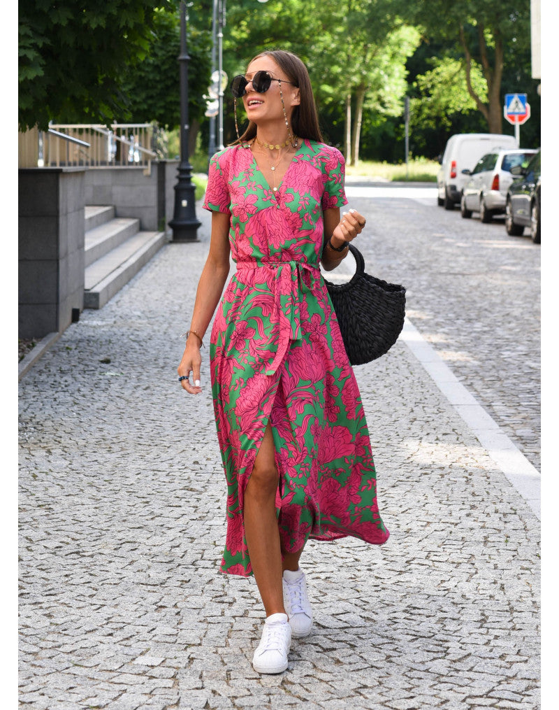Amélia - Midi Floral Dress