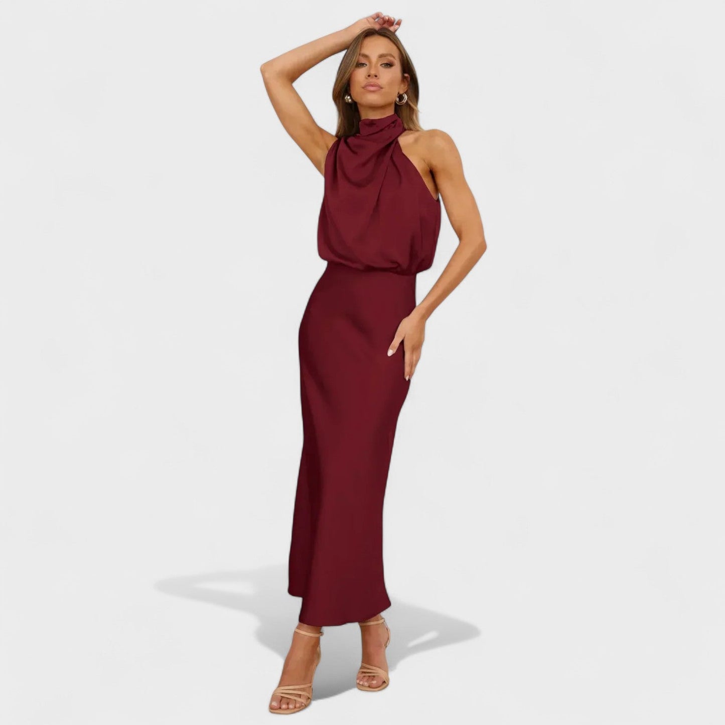 Alba - Elegance Satin Dress